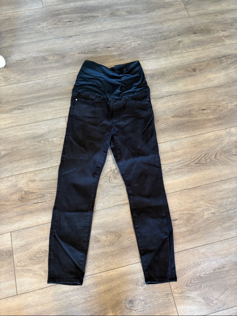 Good American Black Skinny Maternity Jeans